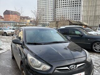 2011 Hyundai Solaris I, чёрный, 500000 рублей, вид 1