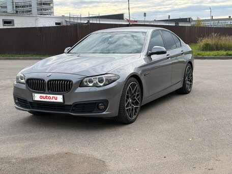2016 BMW 5 серии 520i VI (F10/F11/F07) Рестайлинг, серый, вид 1