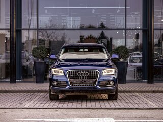 2015 Audi Q5 I (8R) Рестайлинг, синий, 1855000 рублей, вид 2