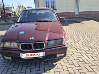 1996 BMW 3 серии 318d III (E36), пурпурный, 320000 рублей, вид 2