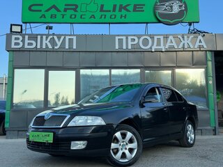 2008 Skoda Octavia II (A5), чёрный, 429000 рублей, вид 2