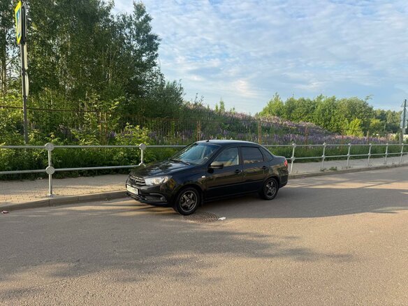 2019 Lada (ВАЗ) Granta I Рестайлинг, чёрный, 480000 рублей - вид 6