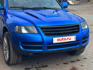 2004 Volkswagen Touareg I, синий, 850000 рублей, вид 3