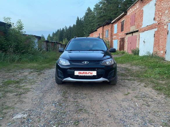 2015 Lada (ВАЗ) Kalina II, чёрный, 400000 рублей