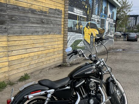 2015 Harley-Davidson Sportster 1200, чёрный, 890000 рублей, вид 2
