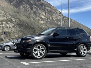 2005 BMW X5 4.4i I (E53) Рестайлинг, чёрный, 1450000 рублей, вид 5