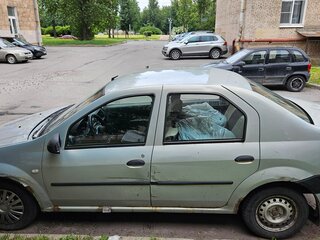 2008 Renault Logan I, серый, 185000 рублей, вид 5