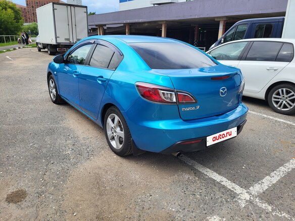 2010 Mazda 3 II (BL), голубой, 670000 рублей - вид 5