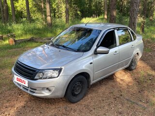 2013 Lada (ВАЗ) Granta I, серебристый, 405000 рублей, вид 3
