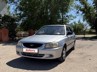 2007 Hyundai Accent ТагАЗ II, серебристый, 390000 рублей, вид 1