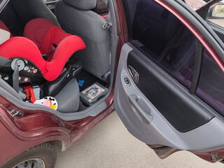 2007 Hyundai Accent ТагАЗ II, красный, 400000 рублей, вид 4