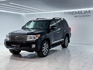 2012 Toyota Land Cruiser 200 Series Рестайлинг 1, чёрный, 4350000 рублей, вид 4