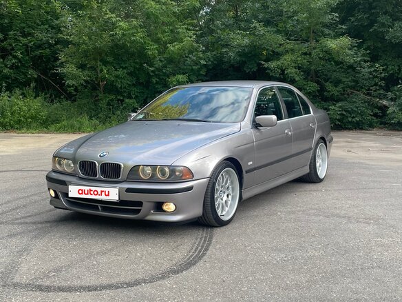 2000 BMW 5 серии 525i IV (E39) Рестайлинг, серебристый - вид 1