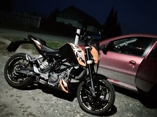 2014 KTM 200 Duke, оранжевый, 275000 рублей, вид 1