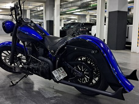 1992 Harley-Davidson Heritage Classic, синий, 2530000 рублей, вид 5