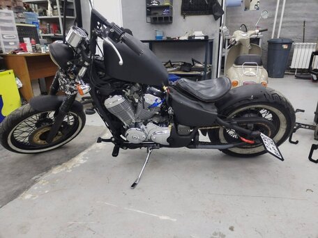 1992 Honda Steed 400, чёрный, 233000 рублей, вид 1