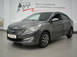 2015 Hyundai Solaris I Рестайлинг, серый, 869000 рублей, вид 1