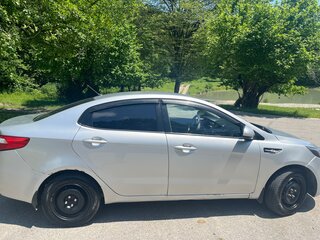 2012 Kia Rio III, серебристый, 630000 рублей, вид 3