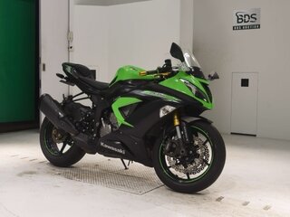 2014 Kawasaki ZX-6R Ninja, зелёный, 690000 рублей, вид 5