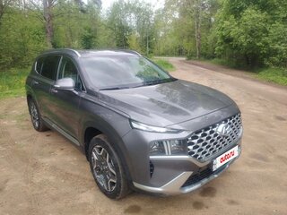 2021 Hyundai Santa Fe IV Рестайлинг, серый, 3750000 рублей, вид 3