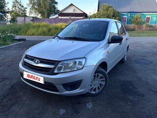 2016 Lada (ВАЗ) Granta I, серебристый, 540000 рублей, вид 2