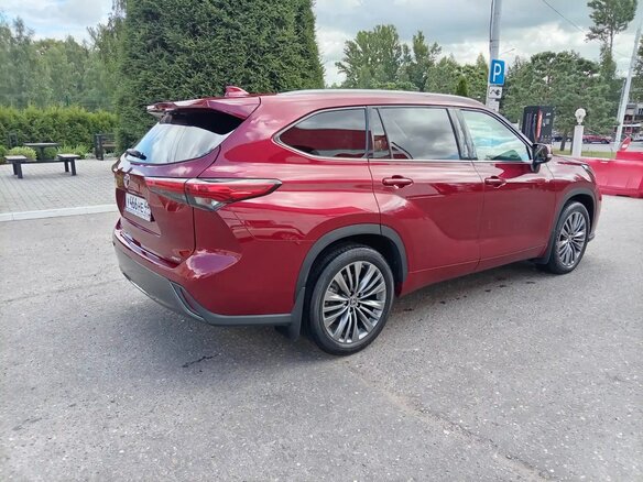 2021 Toyota Highlander IV (XU70), красный - вид 3
