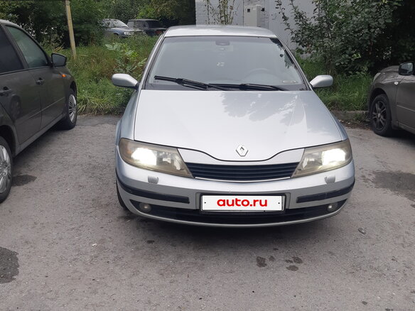 2002 Renault Laguna II, серебристый, 310000 рублей - вид 2