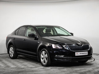 2019 Skoda Octavia III (A7) Рестайлинг, чёрный, 1499777 рублей, вид 3