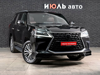2016 Lexus LX 570 III Рестайлинг 2, чёрный, 6400000 рублей, вид 3