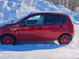 2010 Chevrolet Aveo I Рестайлинг, красный, 400000 рублей, вид 4