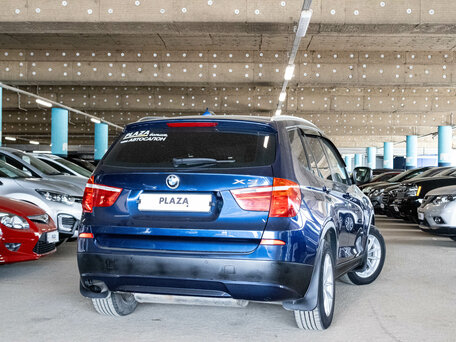 2012 BMW X3 20i xDrive II (F25), синий, 1350000 рублей, вид 3