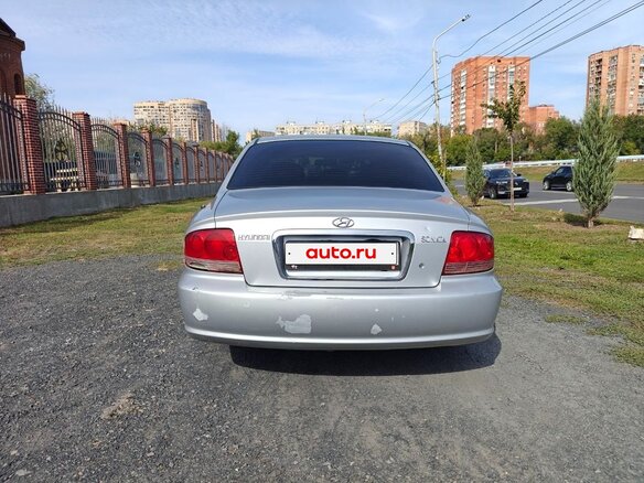 2005 Hyundai Sonata ТагАЗ IV (EF) Рестайлинг, серебристый, 350000 рублей - вид 5