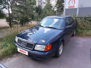 1991 Audi 100 IV (C4), синий, 250000 рублей, вид 1