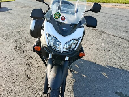 2013 Suzuki V-Strom DL 650, белый, 700000 рублей, вид 3