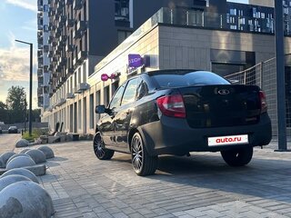 2016 Lada (ВАЗ) Granta I, чёрный, 365000 рублей, вид 5