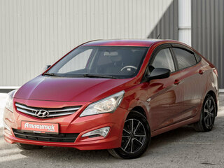 2016 Hyundai Solaris I Рестайлинг, красный, 1190000 рублей, вид 1