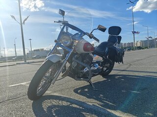 1998 Yamaha XVS400 Drag Star, белый, 360000 рублей, вид 3