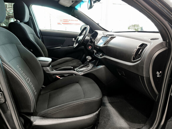 2014 Kia Sportage III Рестайлинг, чёрный - вид 12
