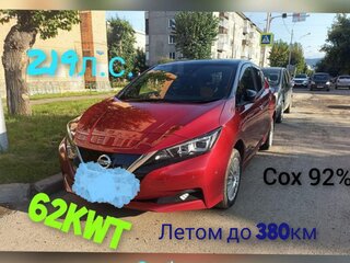 2019 Nissan Leaf II (ZE1), красный, 2550000 рублей, вид 1