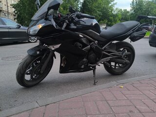 2009 Kawasaki ER-6F (Ninja 650R), чёрный, 470000 рублей, вид 2
