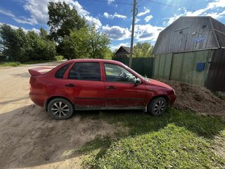 2007 Lada (ВАЗ) Kalina I, красный, 90000 рублей, вид 2
