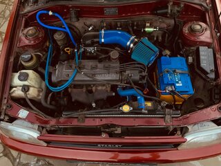 1990 Toyota Starlet IV (P80), красный, 185000 рублей, вид 4
