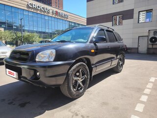 2008 Hyundai Santa Fe Classic Classic, чёрный, 880000 рублей, вид 1