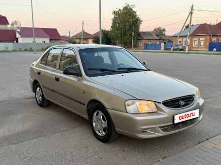 2008 Hyundai Accent ТагАЗ II, бежевый, 315000 рублей, вид 3