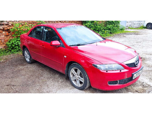 2006 Mazda 6 I (GG) Рестайлинг, красный - вид 2