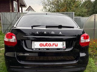 2019 Lada (ВАЗ) Granta I Рестайлинг, чёрный, 720000 рублей, вид 4