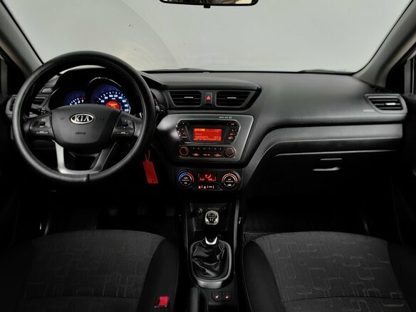 2012 Kia Rio 5-speed III, серебристый - вид 11