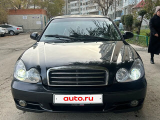 2007 Hyundai Sonata ТагАЗ IV (EF) Рестайлинг, чёрный, 290000 рублей, вид 1