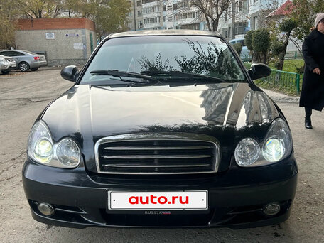 2007 Hyundai Sonata ТагАЗ IV (EF) Рестайлинг, чёрный, 290000 рублей, вид 1