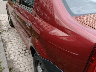 2013 Renault Logan I Рестайлинг, красный, 450000 рублей, вид 4
